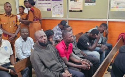 Abasajja abagambibwa okutta Sydney Gongodyo eyali omuzannyi wa Rugbay - basiindikiddwa ku alimanda e Luzira okutuusa nga 23 June,2026