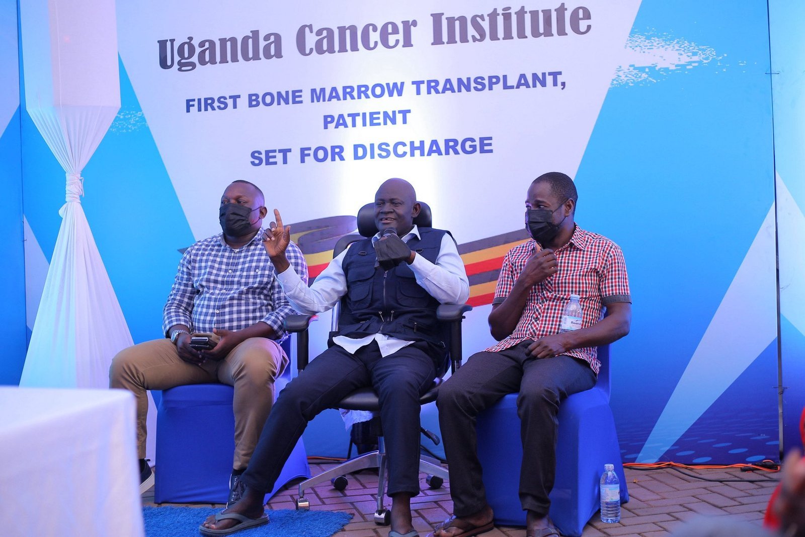Eddwaliro lya Uganda Cancer Institute likyusizza obusomyo bw'omulwadde wa kookolo w'omusaayi asookedde ddala