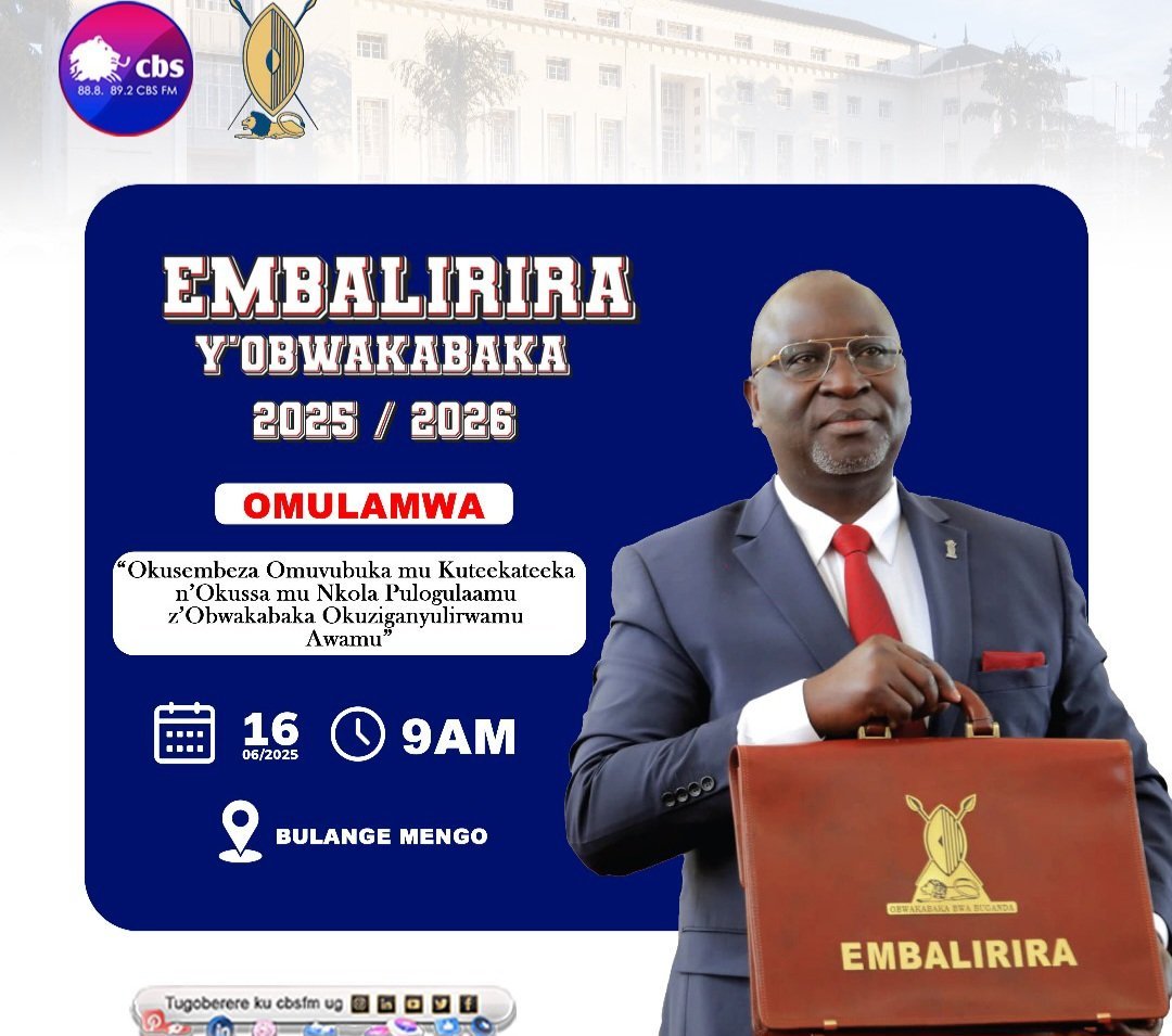 Embalirira ya Buganda eya 2025/2026 – essira liteekeddwa ku bavubuka