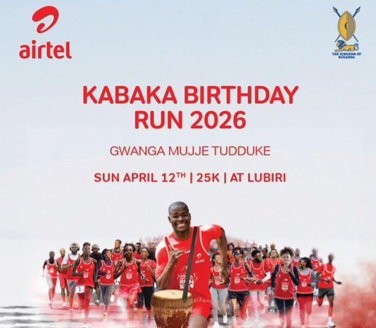 Kabaka Birthday Run 2026 - nga 12 April ku Sunday jangu tudduke