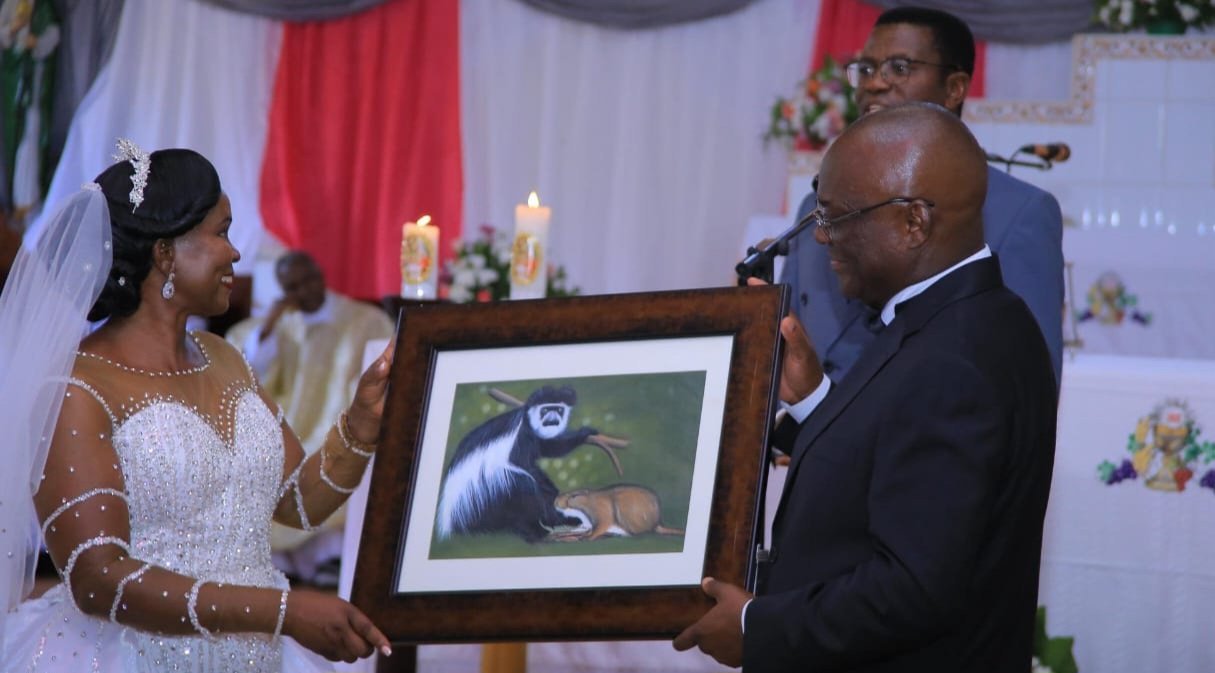 Katikkiro alabudde abalowooza nti omukwano nsimbi - abadde ku mukolo gw'omwami Andrew Francis Luyombo n'omuk.Solomy Nassejje nga bajaguza emyaka 25 mu bufumbo obutukuvu