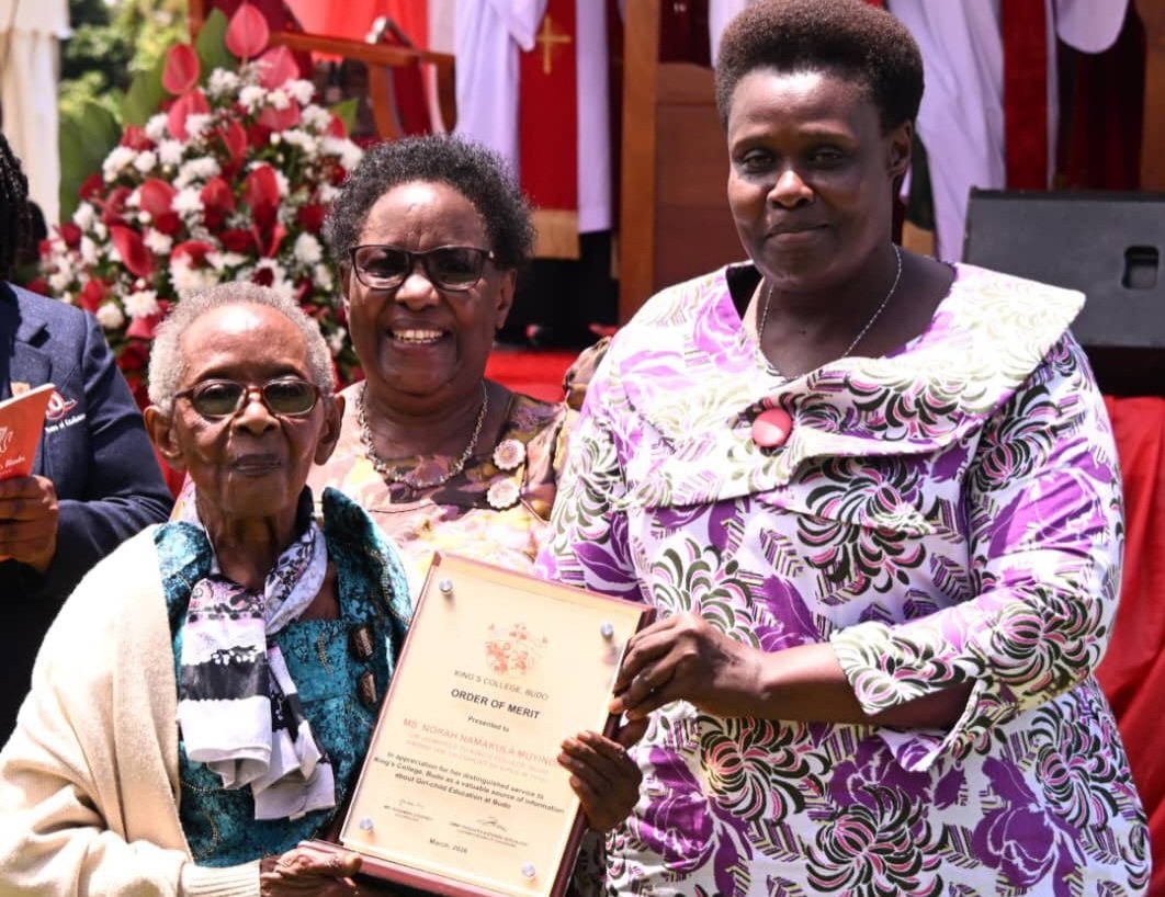 Kings College Budo ejaguzza emyaka 120 okuva weryatandikibwawo - omu ku bawala abaasooka okulisomeramu Norah Namakula Muyinda alina emyaka 104
