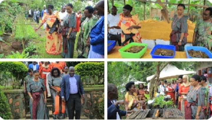 Nnabagereka akubirizza abakyala okubaako emirimu egivaamu ensimbi gyebatandikawo - abadde ku mikolo gy'okukuza olunaku lw'abakyala mu Buganda