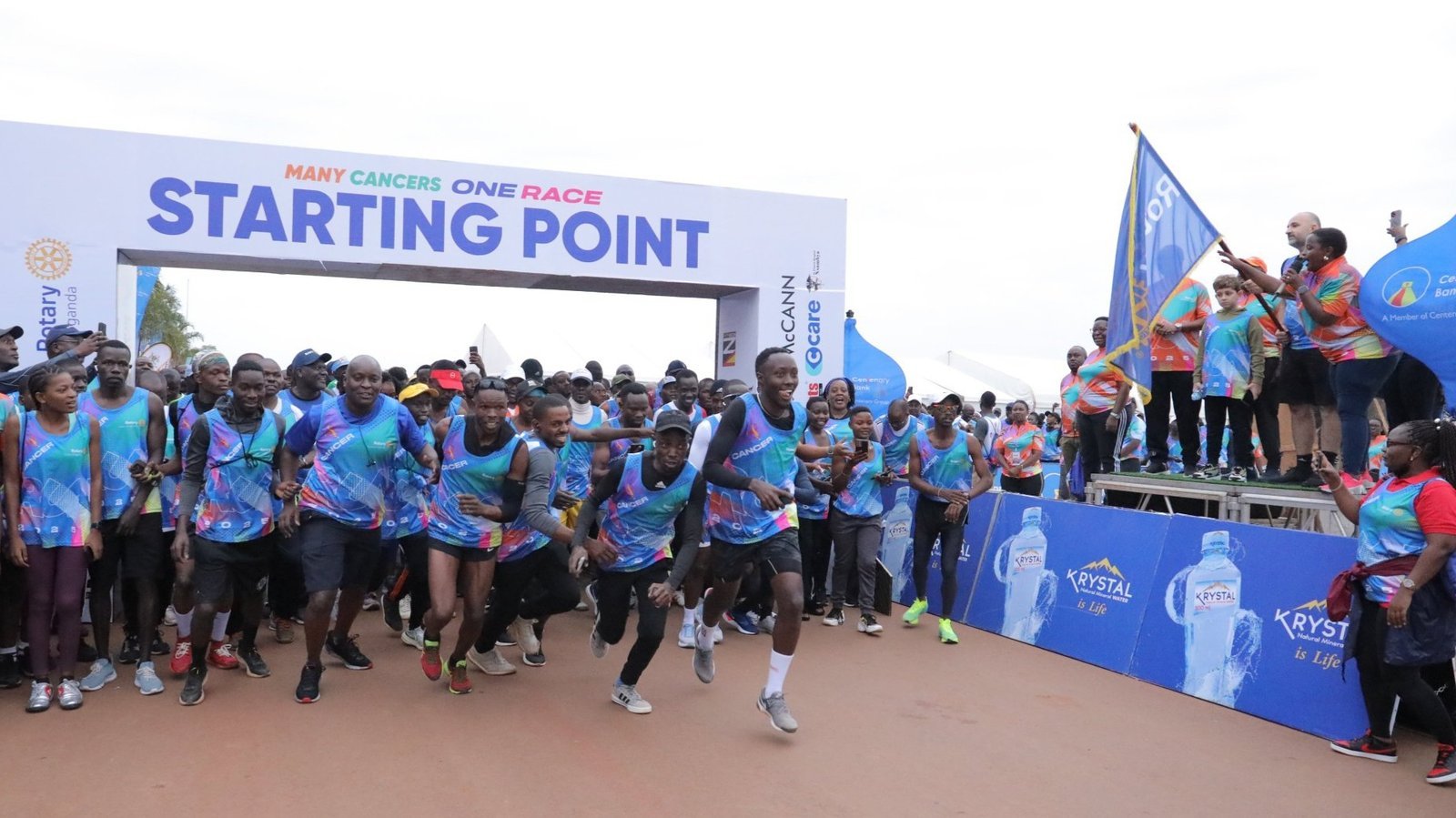 Obuwumbi bwa shs 3 n’ekitundu zezisondeddwa mu misinde gya Rotary Cancer Run