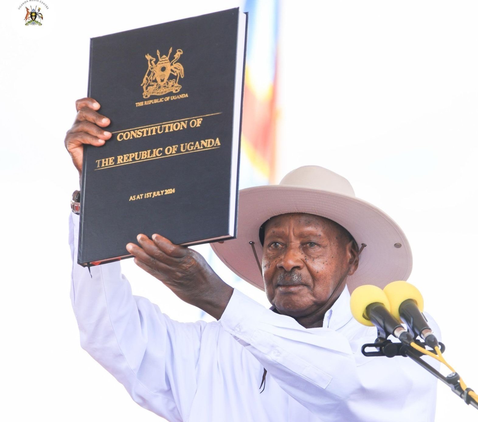 President Museveni alayiziddwa ku kisanja ekyomusanvu 2026/2031 - alangiridde nti kisanja no sleep no corruption