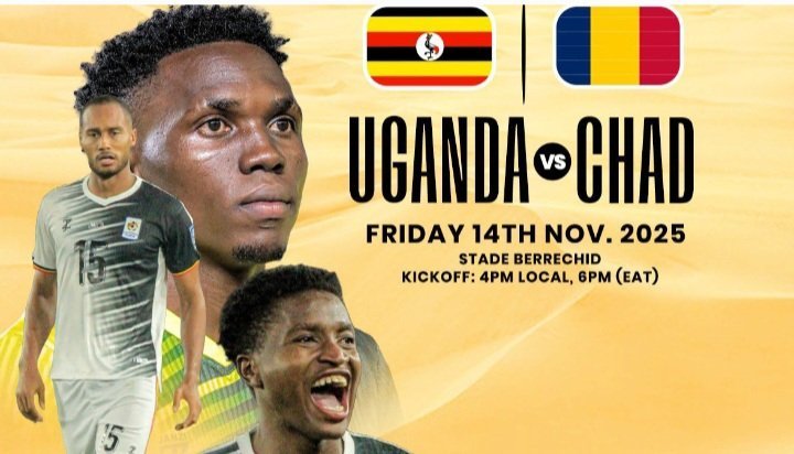 Uganda Cranes esisinkanye Chad mu zookwegezaamu - yetegekera AFCON 2025